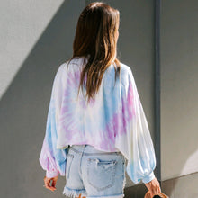Load image into Gallery viewer, Tie-dye Printed Round Neck Long-sleeved Sweatshirt
