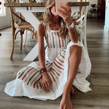 Load image into Gallery viewer, Contrasting Color Sleeveless Dress
