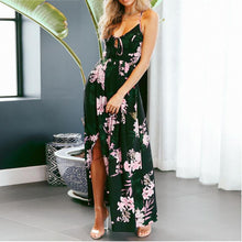 Load image into Gallery viewer, Printed Slit Sling Floarl Printed Dress
