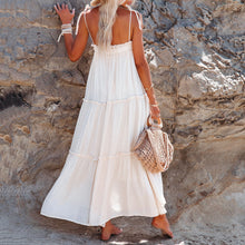 Load image into Gallery viewer, Solid Color Big Swing Sling Maxi Dress
