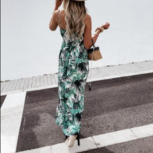 Load image into Gallery viewer, Sleeveless Sling Printed Bohemian Maxi Dress
