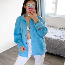 Load image into Gallery viewer, Single-breasted Woolen Coat

