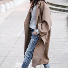 Load image into Gallery viewer, Fashion Woolen Long Coat
