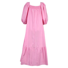 Load image into Gallery viewer, Loose Square Neck Puff Sleeve Dress
