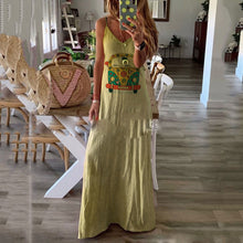 Load image into Gallery viewer, Cute Cartoon Printed Maxi Dress
