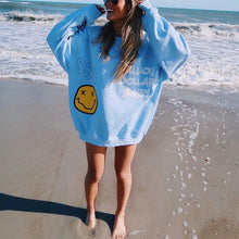Load image into Gallery viewer, Casual Round Neck Loose Long-Sleeved Cute Printed Sweatshirt
