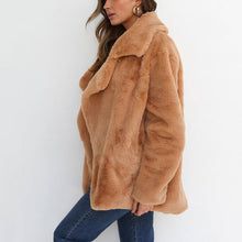 Load image into Gallery viewer, Plush Lapel Coat
