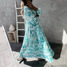 Load image into Gallery viewer, Fashion Floral Printed Loose Fit Maxi Dress
