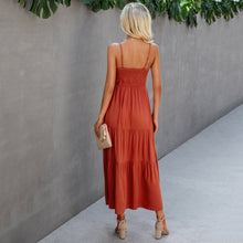 Load image into Gallery viewer, Patchwork Lace Sling Maxi Dress
