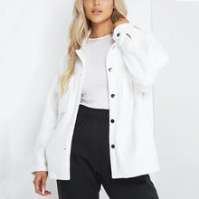 Load image into Gallery viewer, Single-breasted Woolen Coat
