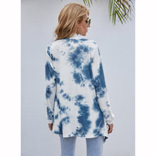 Load image into Gallery viewer, Tie-dye Long-sleeved Cardigan Top
