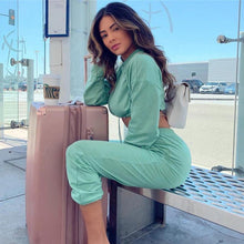 Load image into Gallery viewer, New Style Long-sleeved Trousers Casual Look Set
