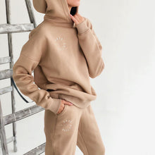 Load image into Gallery viewer, Solid Color Hooded Sweatshirt Set (Sweatshirt+Pants)

