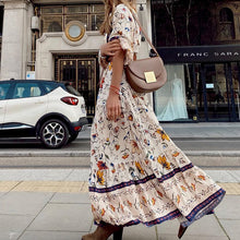 Load image into Gallery viewer, Bohemian Print Maxi Dress
