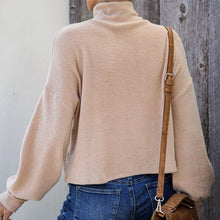 Load image into Gallery viewer, Turtleneck Long Sleeve Sweater Tops
