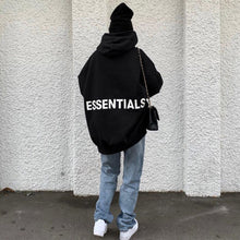 Load image into Gallery viewer, Black Fashion Hoodies Sweatshirt
