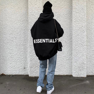 Black Fashion Hoodies Sweatshirt