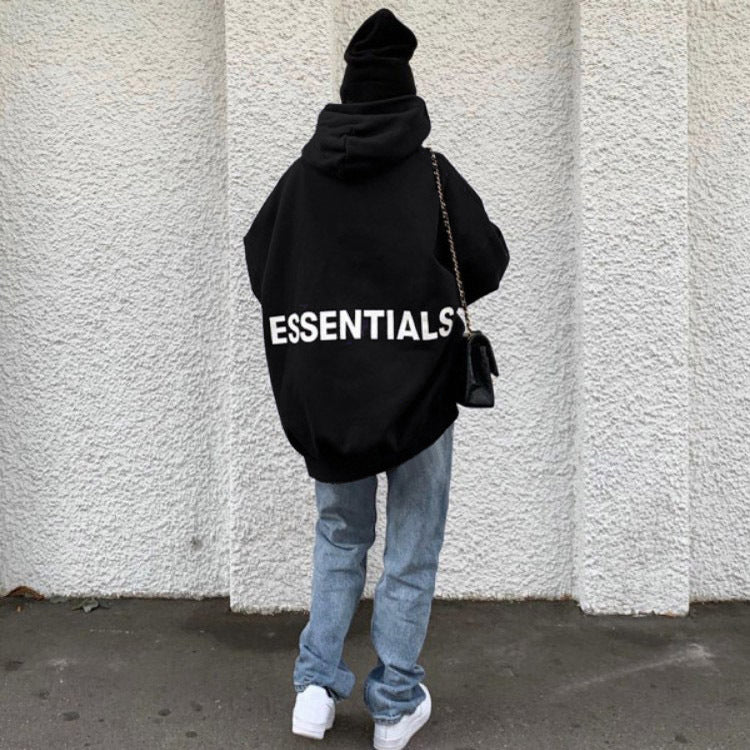 Black Fashion Hoodies Sweatshirt