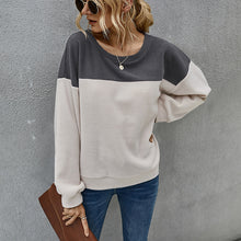 Load image into Gallery viewer, Simple Contrast Sweatshirt
