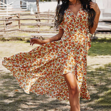Load image into Gallery viewer, 2021 Spring And Summer Floral Print Dress

