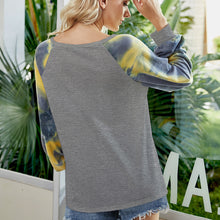 Load image into Gallery viewer, Printed Long-sleeved T-shirt Tops
