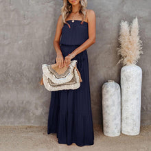 Load image into Gallery viewer, Sexy Off Shoulder Vacation Maxi Dress
