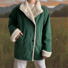Load image into Gallery viewer, Fashion Plush Thick Warm Cotton Coat
