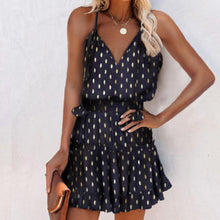 Load image into Gallery viewer, V-Neck Print Sling Dress

