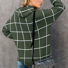 Load image into Gallery viewer, Turtleneck Pullover Plaid Sweater
