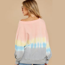 Load image into Gallery viewer, Printed Long-sleeved Round Neck Sweatshirt
