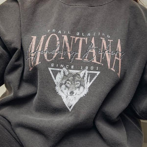 Cool Girl Fashion Printed Sweatshirt