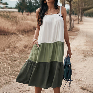Sleeveless Casual Maxi Vacation Dress