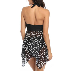 Sexy Net Yarn Skirt Style Bikini Swimwear