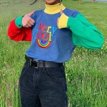 Load image into Gallery viewer, Cute Rainbow Printed Colorful Sweatshirt
