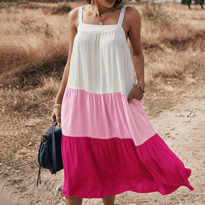 Sleeveless Casual Maxi Vacation Dress