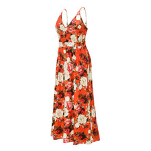 Load image into Gallery viewer, Floral Sling Vacation Maxi Dress
