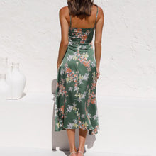 Load image into Gallery viewer, Floral Printed Bow Design Maxi Dress
