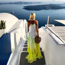 Load image into Gallery viewer, Tie-dye Beach Maxi Dress
