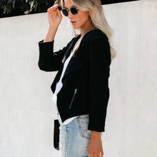 Load image into Gallery viewer, Lapel Long Sleeve Blazer Coat
