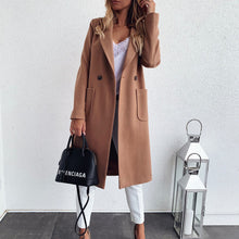 Load image into Gallery viewer, Fashion Solid Color Classic Long Coat
