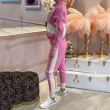 Load image into Gallery viewer, Zip Stand Collar Casual Tops+Pants Set

