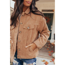 Load image into Gallery viewer, Casual Corduroy Lapel Cardigan
