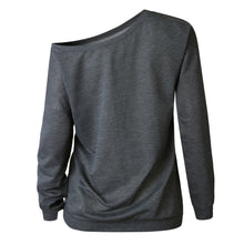 Load image into Gallery viewer, Solid Color Round Neck Long Sleeve Top
