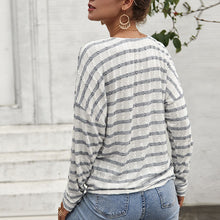 Load image into Gallery viewer, Striped Knitted Sweater

