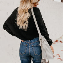 Load image into Gallery viewer, Puff Sleeve Knitted Sweater
