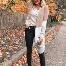 Load image into Gallery viewer, Classic Stripe Colorblock Knitted Cardigan
