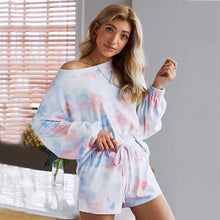 Load image into Gallery viewer, Gradient Color Long Sleeve Loungewear Set
