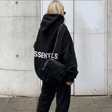 Load image into Gallery viewer, Black Fashion Hoodies Sweatshirt
