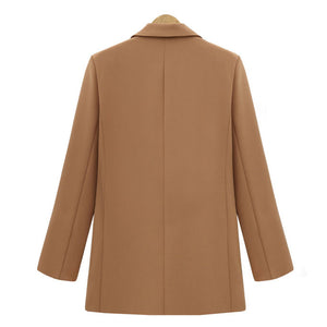 Elegant Lapel Blazer Coat