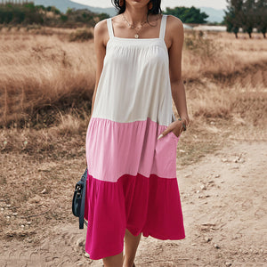 Sleeveless Casual Maxi Vacation Dress